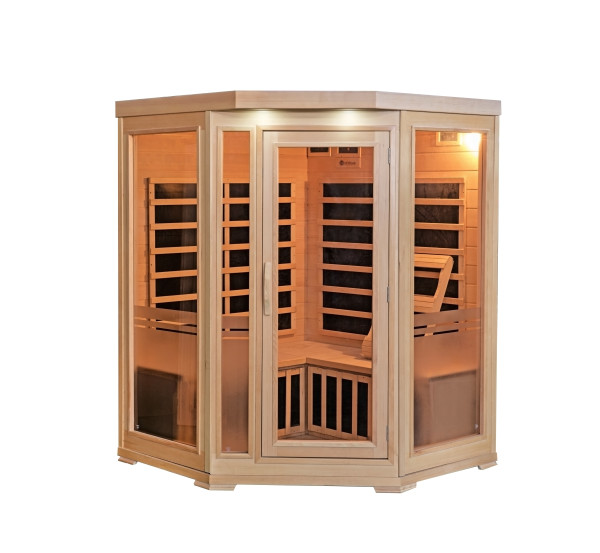 Sonoma 3 Person Hemlock Infrared Sauna - SA7019